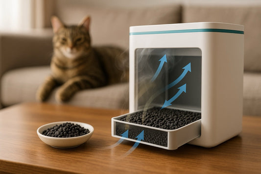 Excellent background article on how activated carbon/charcoal destroys odor