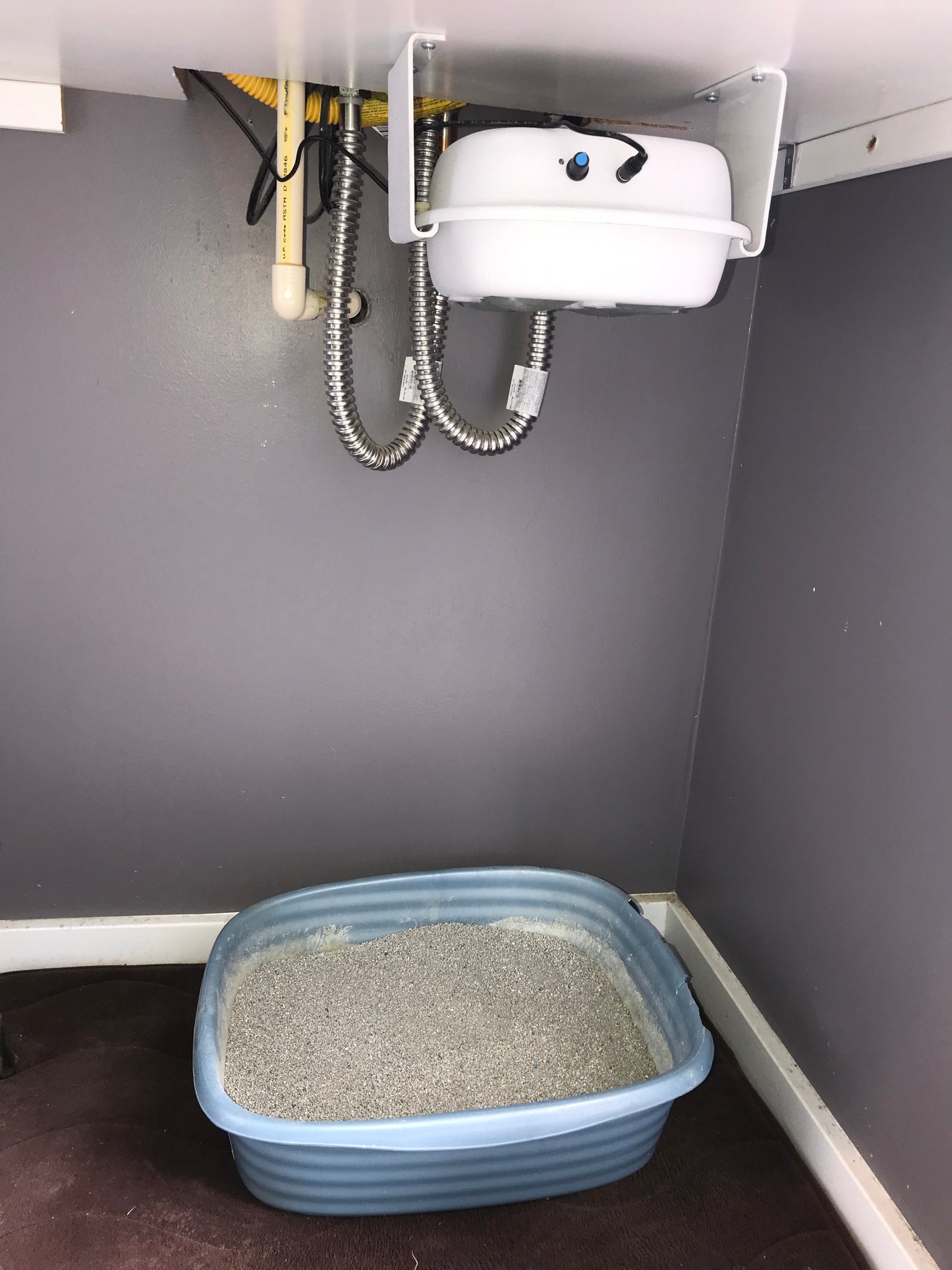 Overhead Mounting Bracket - Purrified Air, - cat odor and litter box air filter, Purrified Air - Purrified Air, Purrified Air Purrified Air