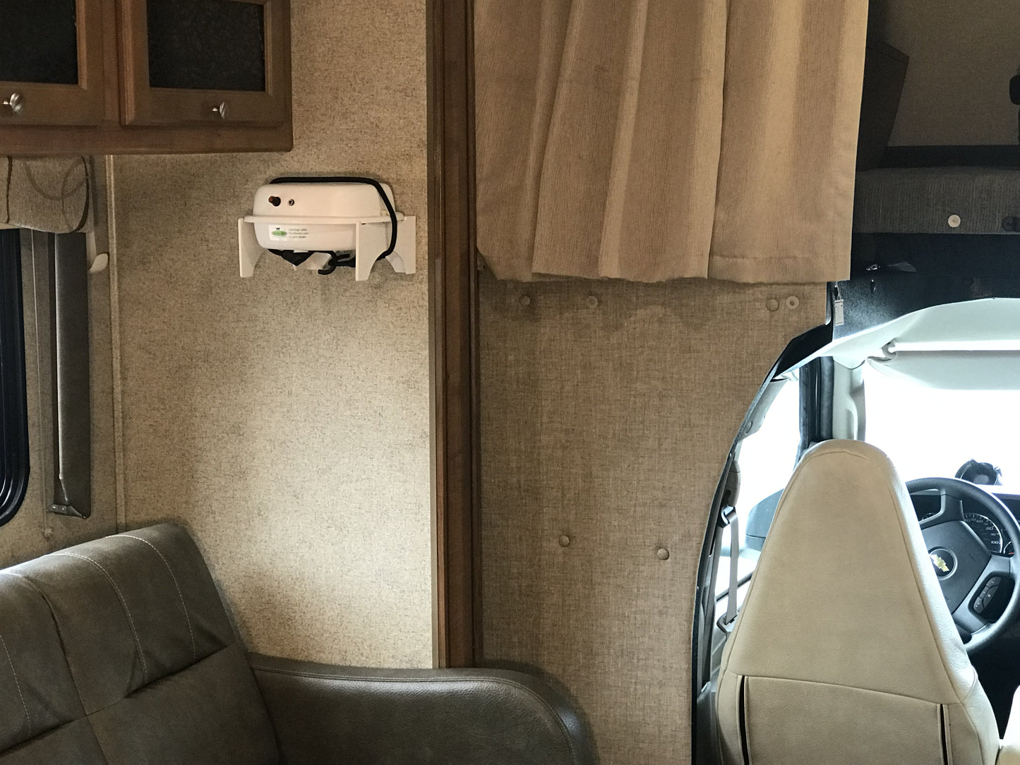 RV placement of of Purrified Air filter