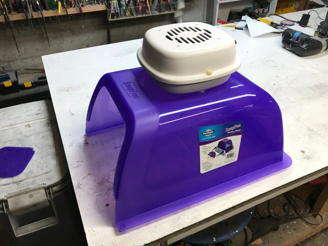 How to use Purrified Air with a Pet Safe automatic “ScoopFree” self-cleaning litter box