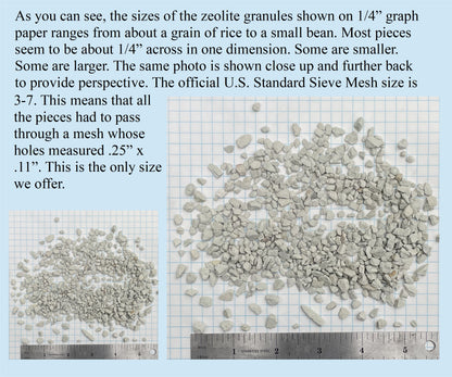 Zeolite | Bulk | Sizes 2-24 lbs. | Free shipping