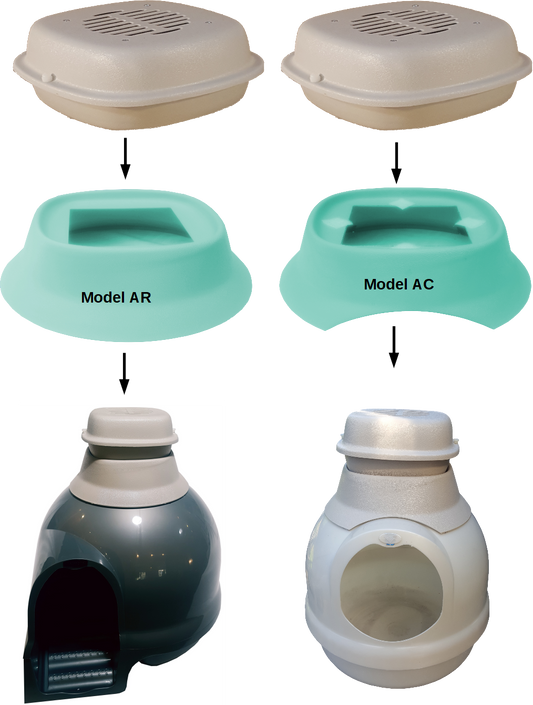 Adapter for Purrified Air filter for Dome-Shaped Litter Box Covers - Purrified Air, Pet odor control - cat odor and litter box air filter, Purrified Air  - Purrified Air, Purrified Air  Purrified Air