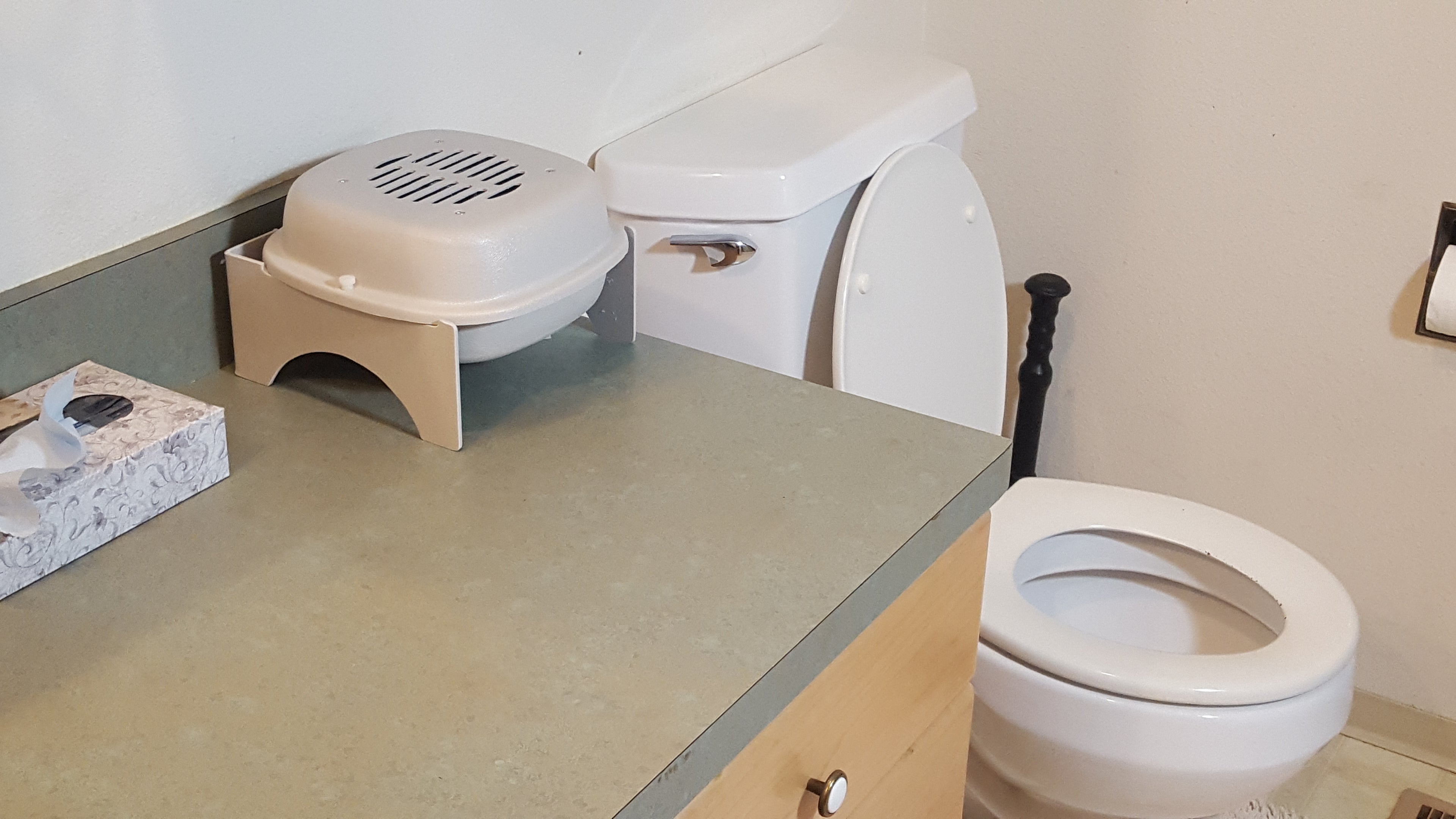 Purrified Air Wall Bracket & Table Top Holder - Purrified Air, Pet odor control accessory - cat odor and litter box air filter, Purrified Air  - Purrified Air, Purrified Air  Purrified Air
